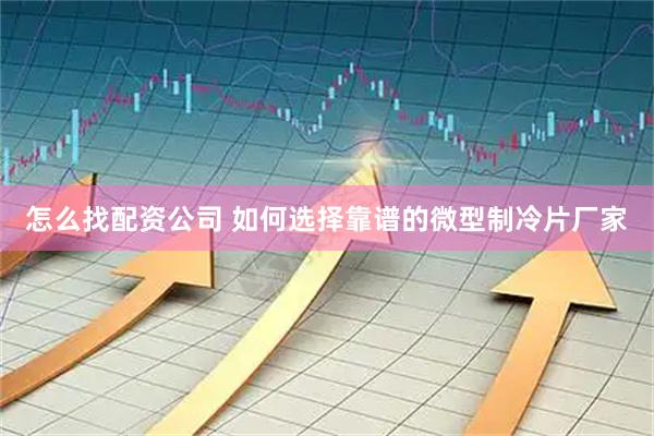 怎么找配资公司 如何选择靠谱的微型制冷片厂家